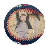 父の日の野球ギフトパパカスタム写真 野球ボール (正面左)