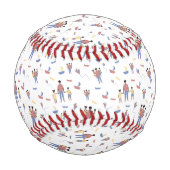 父の日の野球 野球ボール (裏面)