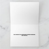 父の日の釣りとクリケット カード (内部)