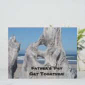 父の日の集まり!招待状!青い海 招待状 (スタンド正面)