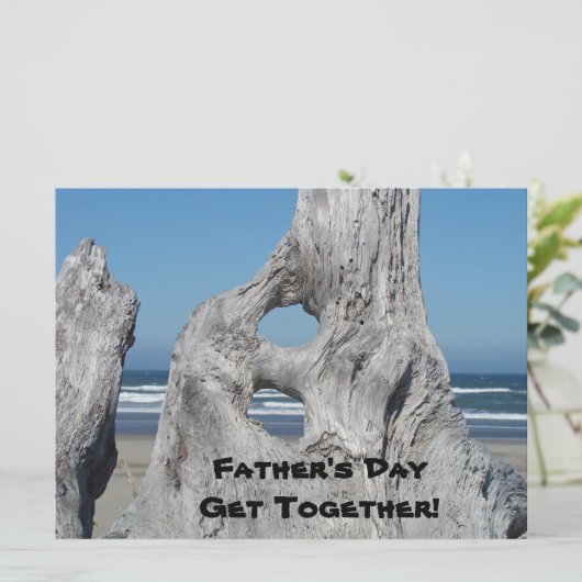 父の日の集まり!招待状!青い海 招待状 (スタンド正面)