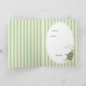 父の日の駅の祖父 カード (内部)