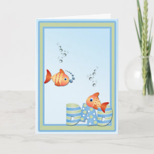 父の日の魚のカード カード