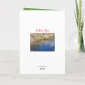 父の日の魚釣りのアップロード写真 カード (裏面)