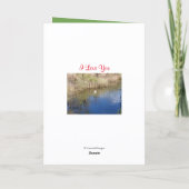 父の日の魚釣りのアップロード写真 カード (裏面)