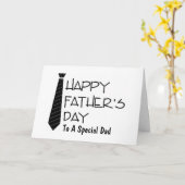 父の日の「特別パパ」へ カード (黄色い花)