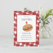 父の日のBBQピクニックイベントサンドイッチ招待状 招待状 (スタンド正面)