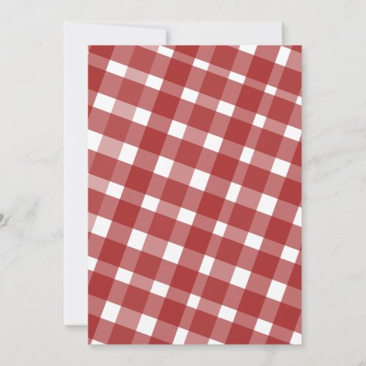 父の日のBBQピクニック　涼しく焼きながら黒 招待状 (裏面)