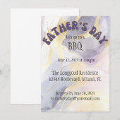 父の日のBBQ招待状 招待状 (正面/裏面)