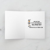 父の日のJailbirdの挨拶状 カード (内部)