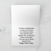 父の日のStepdadカード カード (内部)