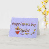 父の日のStepdadカード カード (黄色い花)