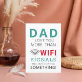 父の日のWIFIカード　お父さんへ カード