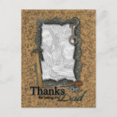 父の日はあなたの写真用具を加えます ポストカード (正面)