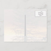 父の日はがきワイルドホースサンセットカード ポストカード (裏面)