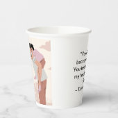 父の日はがき – 愛するパパモーメント 紙コップ (左)