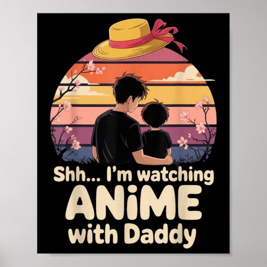 父の日はアニメをパパとみるの ポスター (正面)