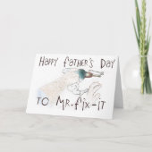 父の日は便利屋へ！ カード (正面)