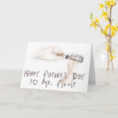 父の日は便利屋へ! カード (黄色い花)