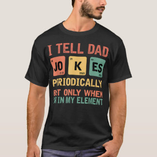 父の日は時々ダッドジョークを言う Tシャツ