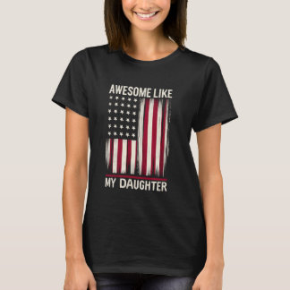 父の日は私素晴らしの娘のように米国の船 Tシャツ