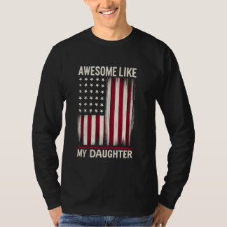 父の日は私素晴らしの娘のように米国の船 Tシャツ