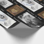 父の日または誕生日パパ3/写真 ラッピングペーパー (角)