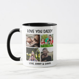 父の日または誕生日贈り物   Love You Daddy マグカップ