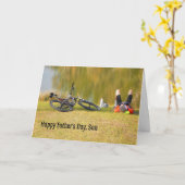 父の日よけ カード (黄色い花)