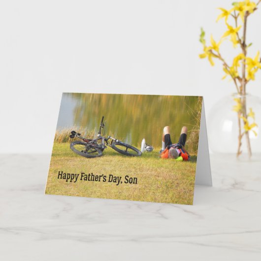 父の日よけ カード (黄色い花)