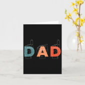 父の日ろう者の手話 カード (黄色い花)