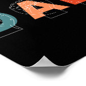 父の日ろう者の手話 ポスター (角)