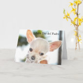 父の日をカードでスペインの表示 カード (黄色い花)