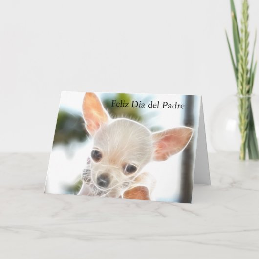 父の日をカードでスペインの表示 カード (正面)