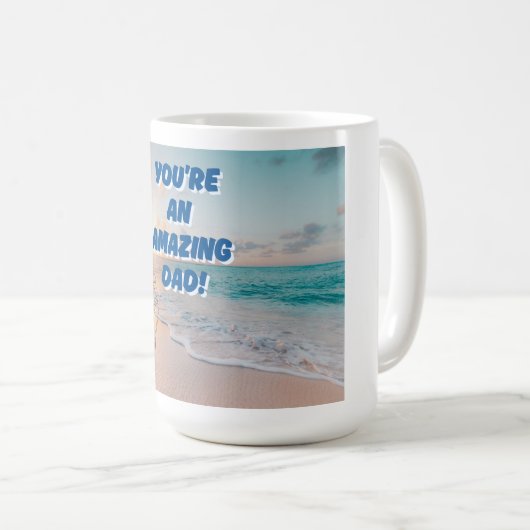 父の日をテーマにしたコーヒーマグ コーヒーマグカップ (正面右)