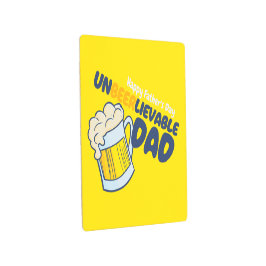 父の日をパーソナライズ |無効なパパ メタルプリント