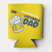 父の日をパーソナライズ |無効なパパ 缶クーラー (正面)