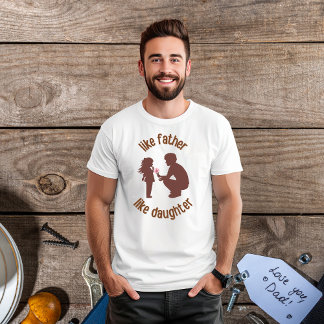 父の日を娘のように Tシャツ