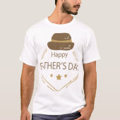 『父の日を幸せにする』Tシャツ – 祝パパズ Tシャツ (正面)