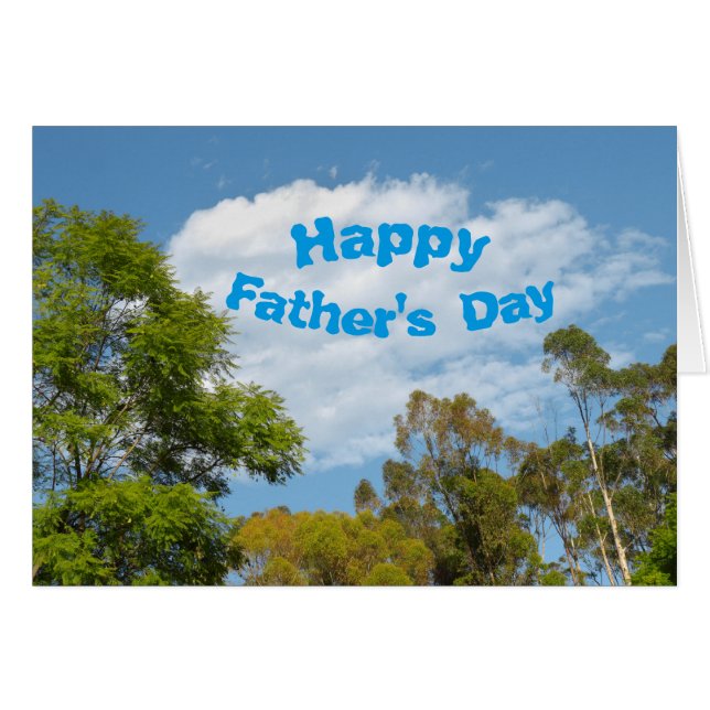 「父の日を幸せに」カスタマイズ可能 (正面横)