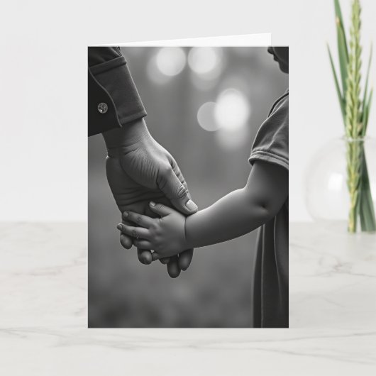 父の日を愛するハンドカード カード (正面)