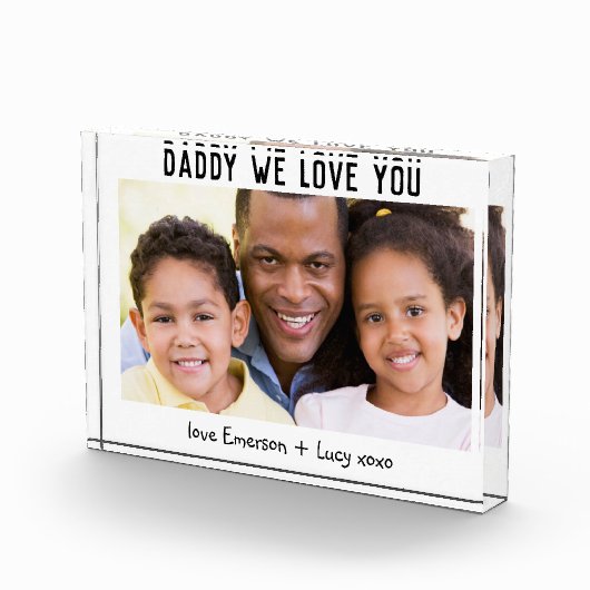 父の日を愛するパパ フォトブロック (右)