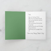 父の日を愛する思い出PHOTO カード (内部)