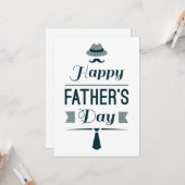 父の日を楽しむ//ノベルティかわいい空白の カード (正面/裏面インサイチュ)