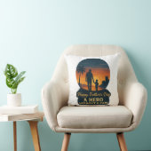 父の日を楽しむ – 岬のない英雄 クッション (椅子)