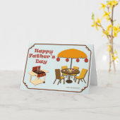 父の日を焼き尽くす カード (黄色い花)