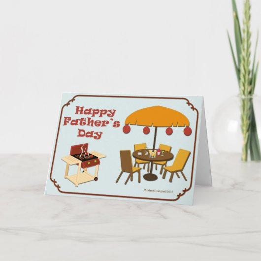 父の日を焼き尽くす カード (正面)