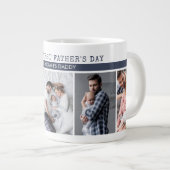 父の日を父として – 5フォトコラージュ ジャンボコーヒーマグカップ (正面右)