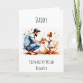 父の日を父の日に カード (正面)