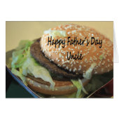 父の日を祝う伯父 (正面横)